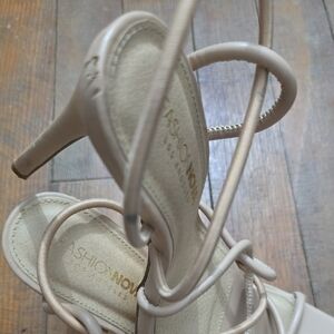 Fashion Nova Nude Strappy Heels